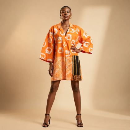 Oversize Shirt Dress