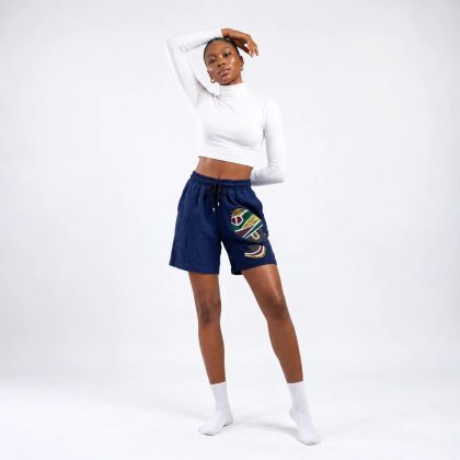 Hermazing Hand-Painted Linen Two-Piece Set