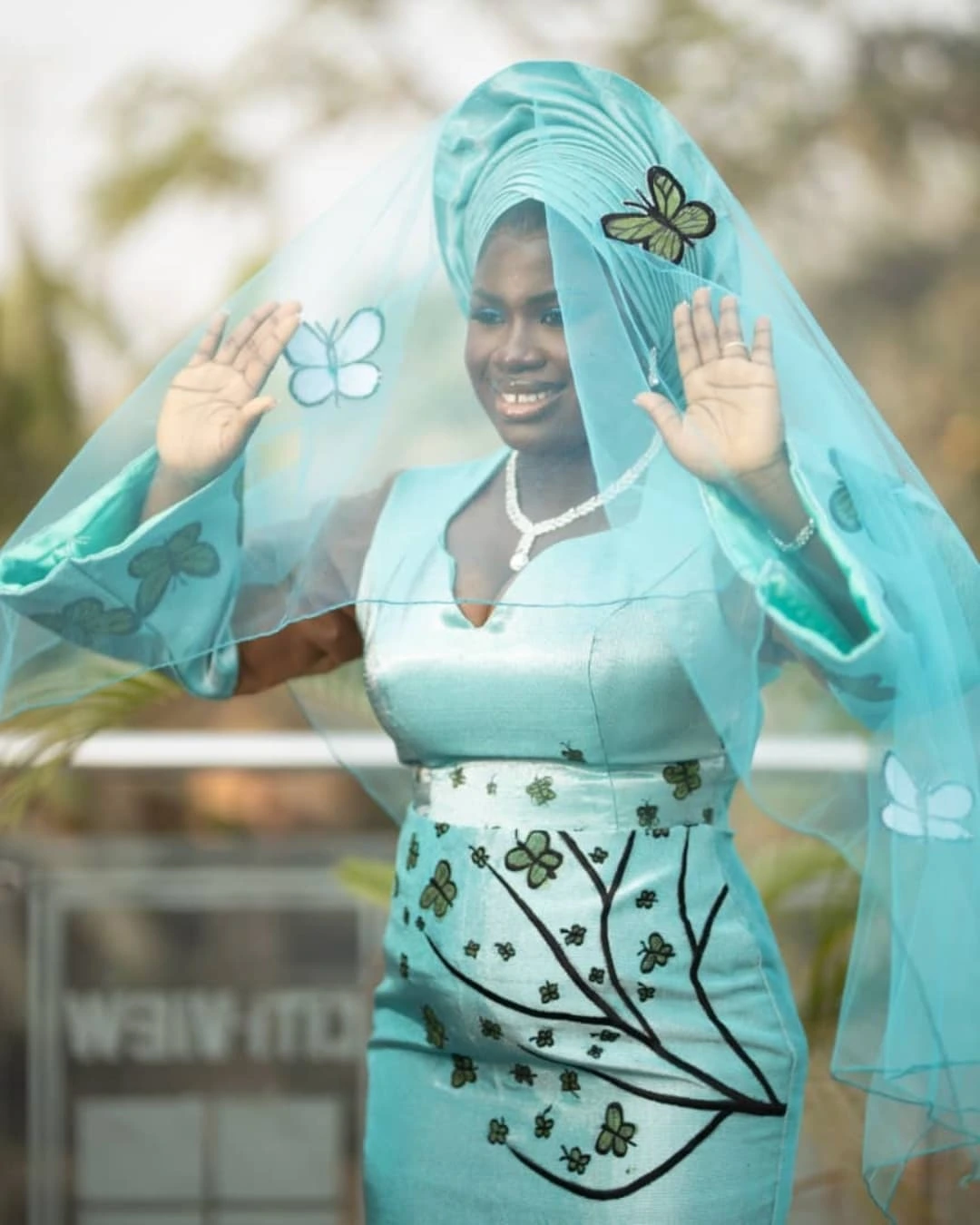 Hermazing Signatures custom bridal outfit